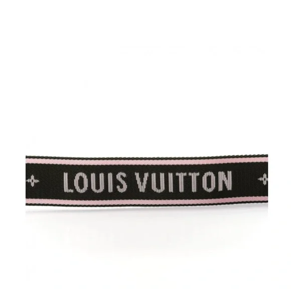 Pre-Loved Louis Vuitton Nylon Bandoulière Strap in Limited Edition Kaki & Rose😍 - Picture 8 of 14